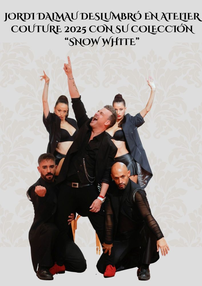 Jordi Dalmau deslumbró en Atelier Couture 2025 con su colección SNOW WHITE