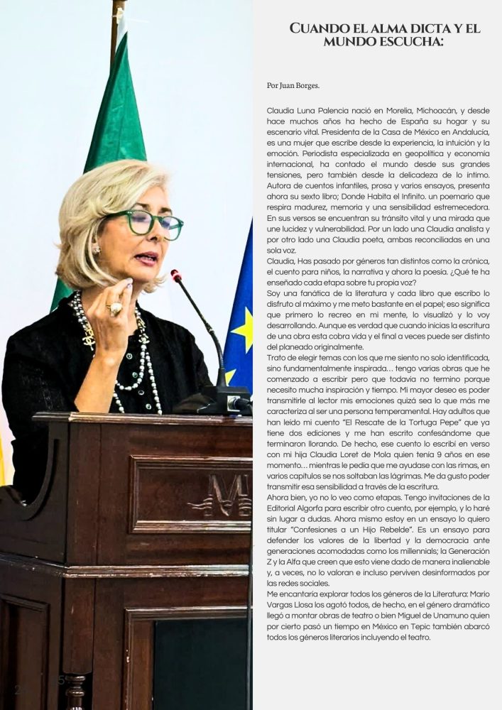 Cuando el alma dicta, el mundo escucha