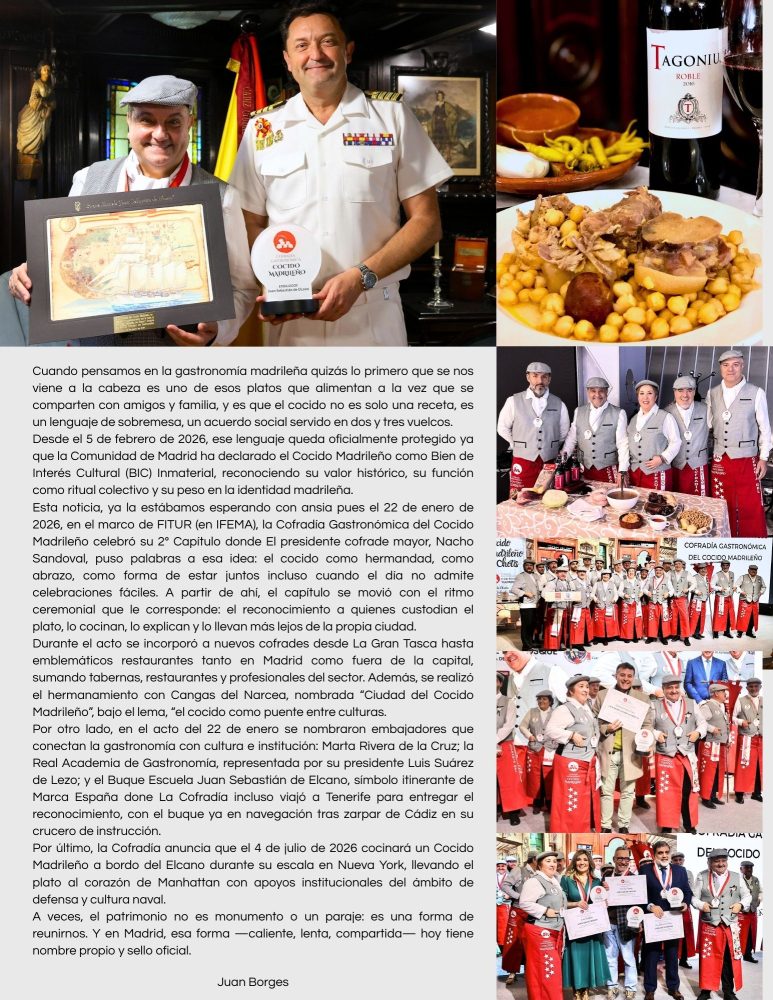 El Cocido Madrileño y Nacho Sandoval