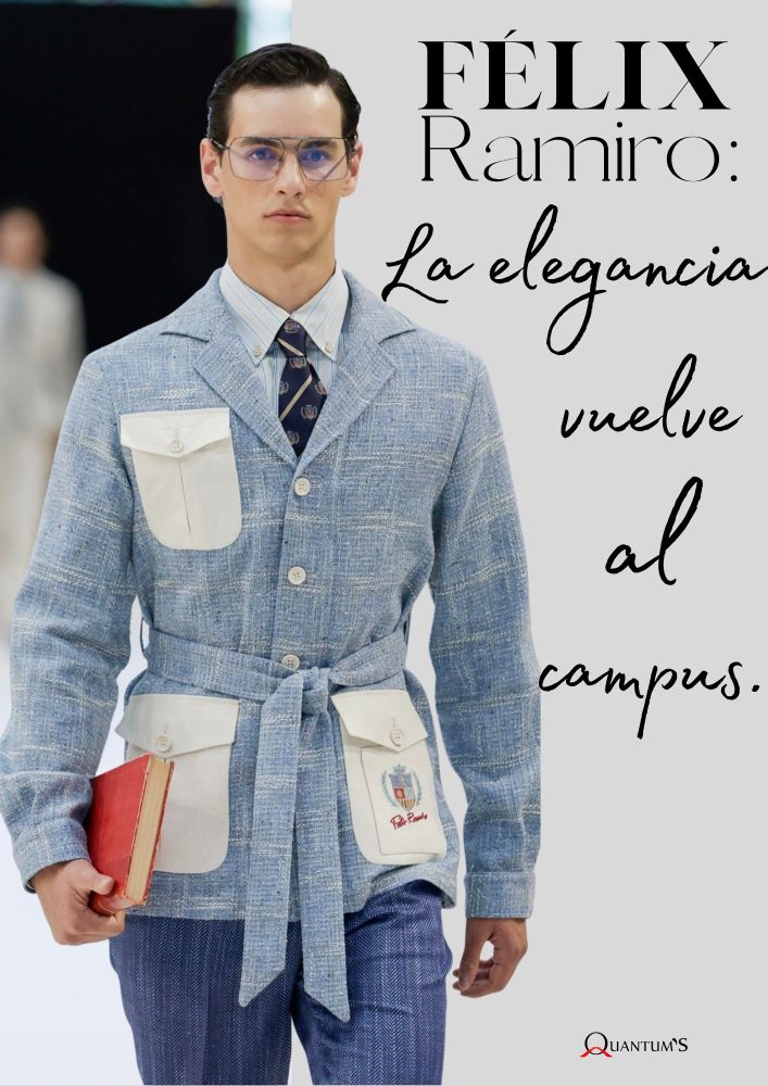 Felix Ramiro, la elegancia vuelve